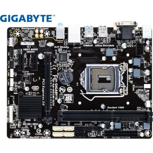 PC BOARD desktop motherboard FOR Gigabyte GA-B85M-D2V intel LGA 1150 DDR3 B85M-D2V USB2.0 USB3.0 16GB B85 used