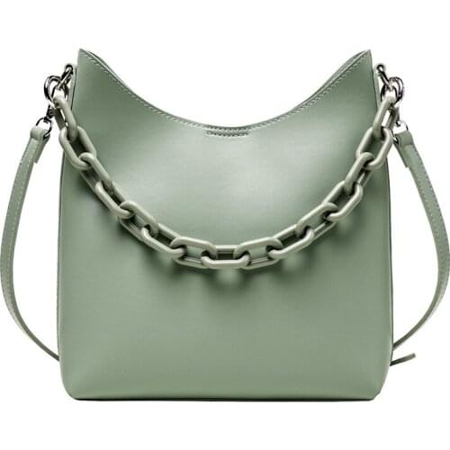 2020 New Women Messenger Bag PU Leather Fashion Lady Shoulder Bag Waterproof Solid Color Youth Large Capacity Bag Literary Style