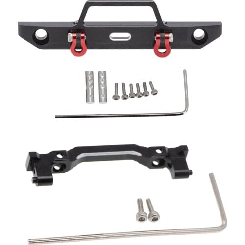 Front Bumper & Bumper Bracket Suitable for Axial SCX24 RC Track Parts Accessories