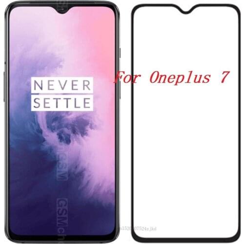 Full Cover & Full Glue Screen Protector For Oneplus 7 Glass Full Cover Tempered Glass Oneplus 7 Phone Film One plus 7