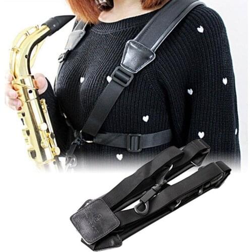 Saxophone Adjustable Harness Shoulder Strap E - flat Alto B - flat Tenor Sax Saxophone Belt Neck Strap Saxophone Accessories