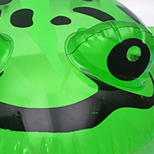 Funny Cute Inflatable Frog with Flashing Light Animal Blow up Toys Party Decor