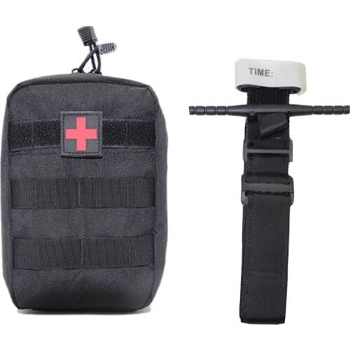 Tactical First Aid Kit Bag Molle EMT Medical EDC Pouch Utility Tool Pack Tourniquet Stap Survival Military Emergency Hiking Bag