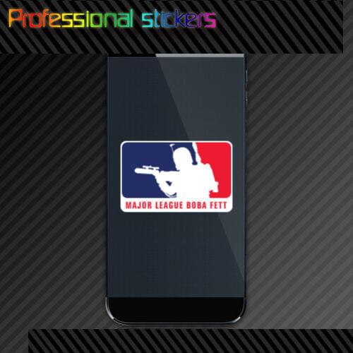 Major League Boba * Fett Mobile Phone Sticker Decal Self-adhesive Hand Stickers for Motos, Cars, Laptops, Phone