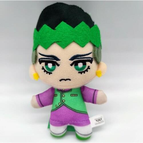JAPAN Anime JoJos Bizarre Adventure Plush Doll Rohan Kishibe Stuffed Plush Toy Doll Gift Plush 14cm