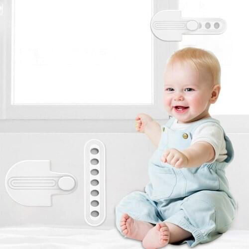 Baby Safety Lock for Sliding Door Window Children Protection Lock Drawer Cabinet Door Wardrobe Anti-pinch Kids Safety Lock U3