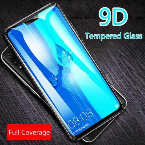 9D Protective Glass For Huawei Y9 2019 Tempered Glass For Huawei Y5 9Y 5Y Lite Prime 2018 Case Full Cover Screen Protector Film