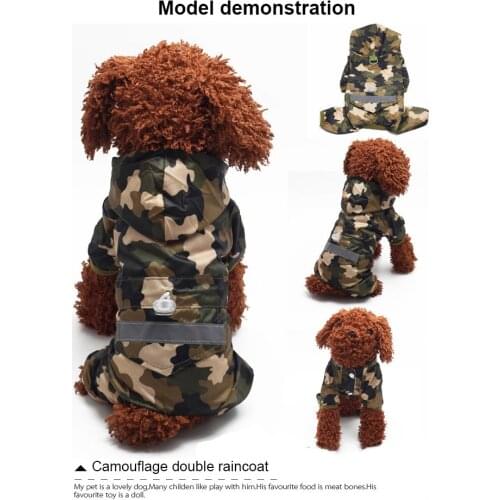 1PcsWinter Pet Clothes Dog Clothes Teddy Dog Raincoat Reflective Snow And Windproof Small And Medium Pet Cat Clothes