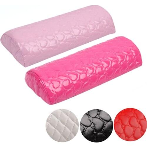 1PCs Hand Arm Rests Semicircle Cushion Pillow Nail Art Design Manicure Care Optional Color Hand Rests Beauty Salon Tool