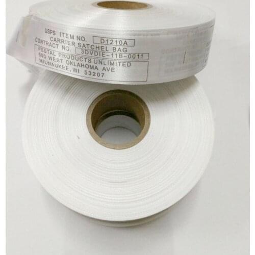 1000pcs/lot Custom Made design white garment washing care label Satin clothing size tags washable labels in roll free shipping