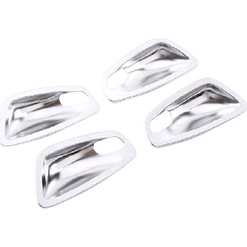 4Pcs Inner Door Bowl Automotive Interior Prevent Scratches Car Door Handle Prevent Fading for 1 Series 2007-2011