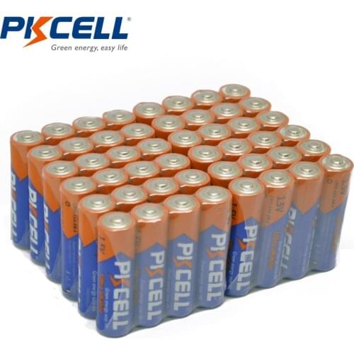 48Pcs PKCELL AAA Batteries LR03 E92 AM4 MN2400 MX2400 akumulator lr03 1.5V Alkaline dry Batteries for toothbrush Walkaman