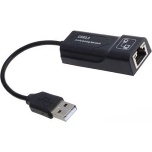 USB 2.0 to Gigabit Ethernet Adapter, Fast and Reliable Connection, Compatible with Windows, Chromebook, Linux, iOS, Android RJ45