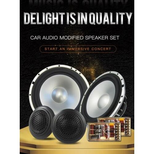 Car subwoofer 6.5 inch 4 ohm speaker car audio system modification kit speaker car horn