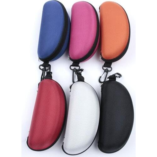 6 Colors Cover Sunglasses Reading Glasses Case For Women Glasses Box Zipper Eyeglass Cases High Quality Eyewear Accessories