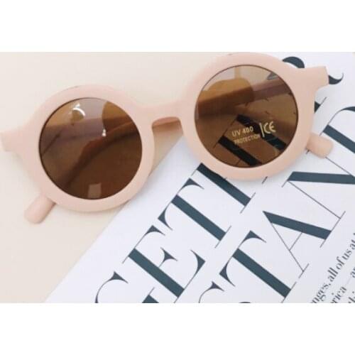Childrens Sunglasses Infants Retro Simple Solid Color Cute Ultraviolet-proof Round Glasses Eyeglass For Kids