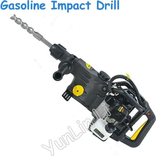 Gasoline Impact Drill Dual Use Gasoline Power Hammer & Gasoline Drilling Machine Gasoline Hammer and Picks Tools 1000W FL1989