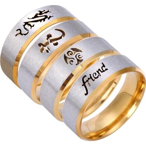 Stainless Steel Ring Personality Hollow Dragon Rings for Motorcycle Party Men Women Rings Punk Wedding Rings Engagement Jewelry