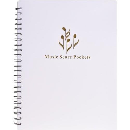 Multifunctional Music Score Holder A4 Size Paper Sheet Document File Organizer Folder with 40 Pockets