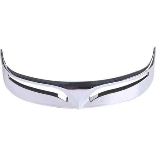 Motorcycle Chrome Rear Mud Flap Trailing Edge Cover Mudguard Flare Trim Tip for Harley 2007-2016 Flstf Softail Fatboy