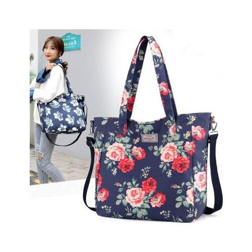 2019 New Korean Waterproof Printed Nylon Shoulder Bag Travel Lightweight Portable Diagonal Womens purse Bag louie vuiton