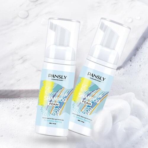 50ml Eyelash Shampoo Gentle Cleaning Foam Mousse Pump Tools Kit Makeup Residue Design Glue Cleaner Remover Set Extension N3W1