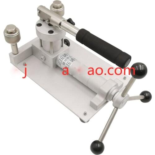 Portable Pressure Gauge Calibration Table Hydraulic Hydraulic Pressure Pump Desktop Pressure Source Manual Hydraulic Source