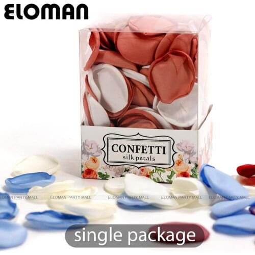 Handmade silk rose petal for High-end wedding and party decoration table confetti satin artificial flower girl party favors