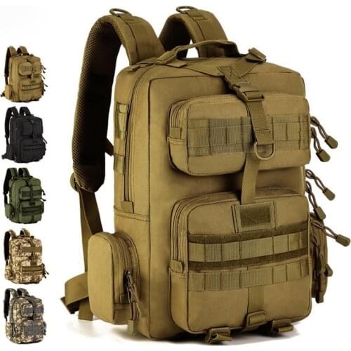 Outdoor Tactical Military Bag Riding Training Big Capacity Soft Rucksack Man Travel Camouuflage Hiking Backpack