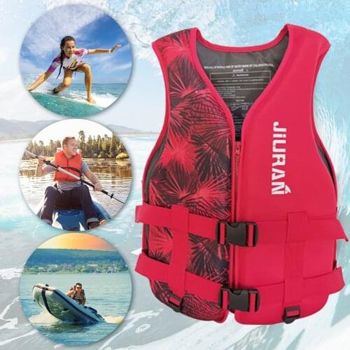 Outdoor Rafting Universal Buoyancy Vest Diving Swimming Buoyancy Life Jackets Fishing Kayaking Boatin Suit Parent-child Outfit