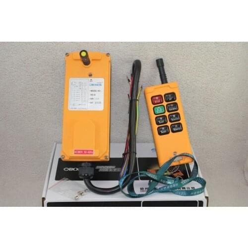 110V 8 Channels 1 Speed Hoist Crane Radio Remote Control System Controller HS-8