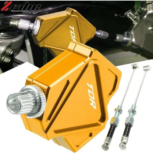 Motorcycle CNC Aluminum Stunt Clutch Lever Easy Pull Cable System For YAMAHA TDR125 TDR240 TDR250 TDR 125 240 250