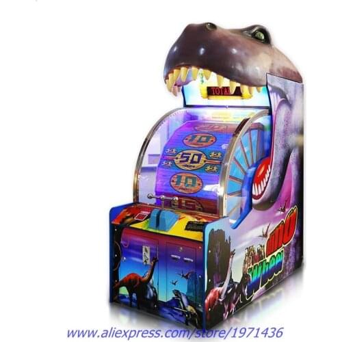 Amusement Equipment Dinosaur Prize Ticket Redemption Games Token Coin Operated Arcade Game Machine