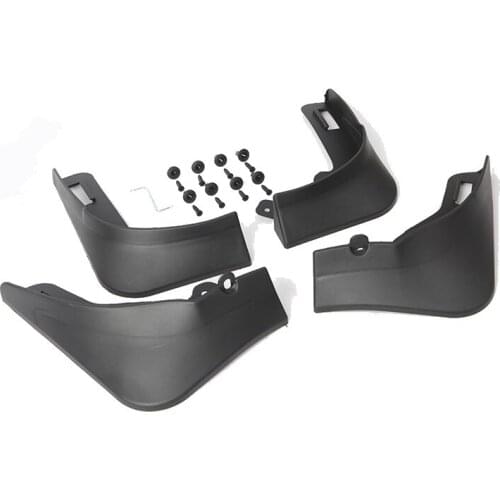 4PCS Fender For Tesla Model Y Model 3 Front and Rear Wheel Mudguards Modified Parts Of Soft Rubber Mudguard