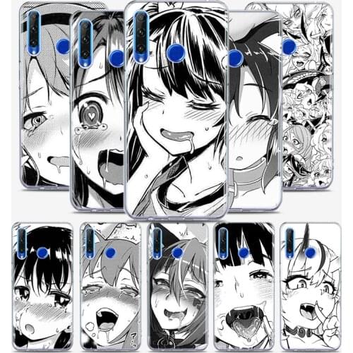Anime girl japan faces Silicone Cover For Honor 30 30S 30i 9 10 9A 9C 9S 9N 10i 10X 9X Lite Pro 5G Phone Case