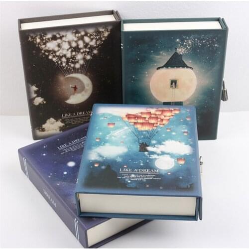"Like a Dream" Diary with Lock Notebook Cute Functional Planner Lock Book Dairy