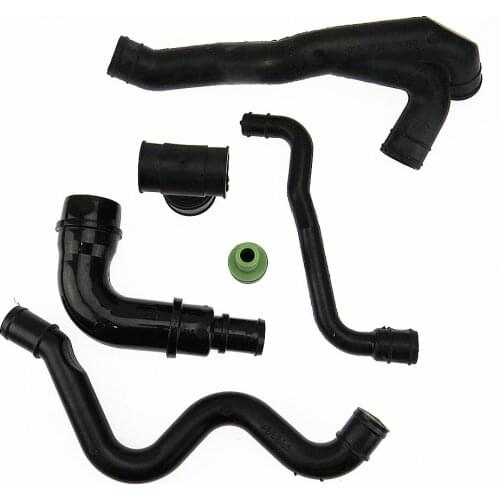 SCJYRXS 6Pcs 1.8T Crankcase Vent Exhaust Hose Kit For Bora Golf MK4 06A 103 213AF 035 103 245G 06A 103 221AF 06A 103 247
