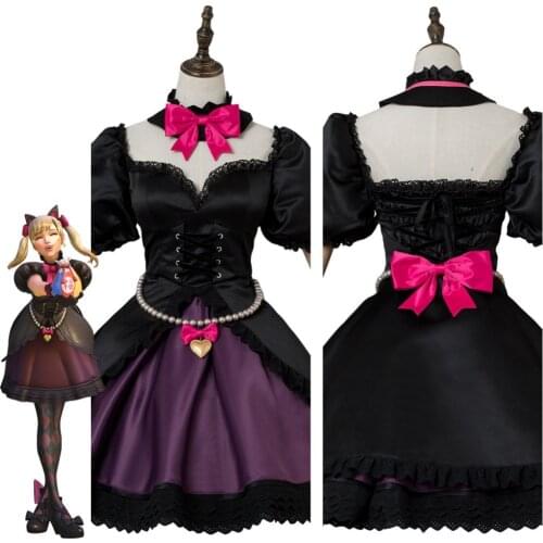 DVA cos Song Hana black cat skin cosplay costume black dress summer dress female vestido d.va cosplay costume