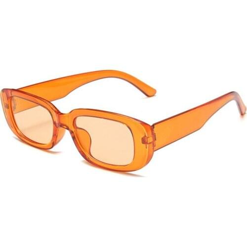 Small Frame Square Sunglasses Colorful Street Shooting Durable Lightweight Stylish Eyeglasses For Motorcycle