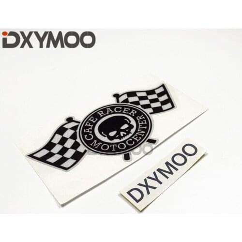 Fashion Motorcycle Stickers Skull Knight Wings Flag Car Styling Bumper 3M for Cade Racer Motocenter