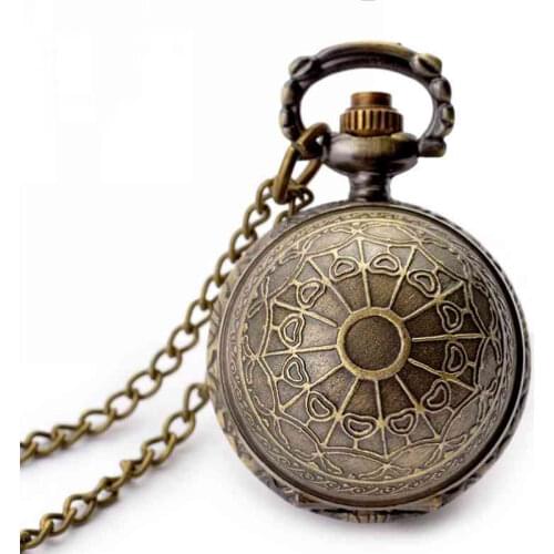 Vintage Emblem USSR Soviet Badges Hammer Sickle Pocket Watch Retro Russia Army CCCP Communism Necklace Clock Chain For Men Women