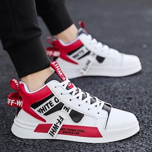 Mens Casual Sneakers Autumn And Winter Mens Shoes Messi High-Top Shoes Outdoor Keep Warm Flat-Slip Anti-Cold Wear-Resistant