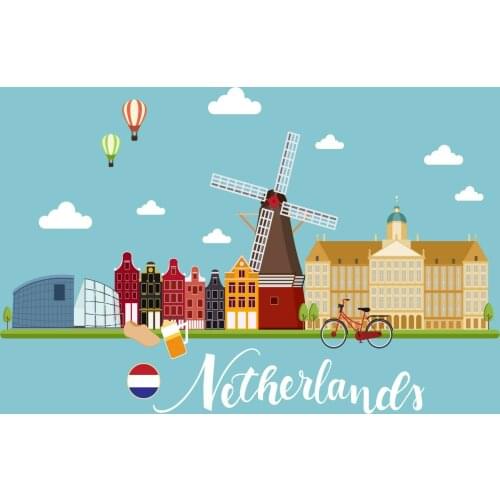 Netherlands Art Film Print Silk Poster for Your Home Wall Decor 24x36inch