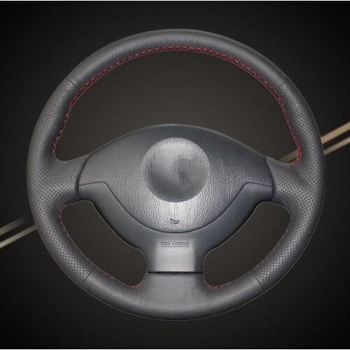 Car Braid On The Steering Wheel Cover for Suzuki Jimny 2005 2006 2007-2013 2014 Auto Wheel Braiding Covers Accessory Car-styling