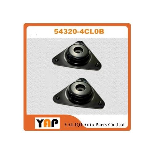 2Pcs Front INSULATOR ASSY-STRUT MOUNTING FOR FITNISSAN X-TRAIL Rogue T32 QR25DE MR20DD 54320-4CL0B LH/RH 2014-2019