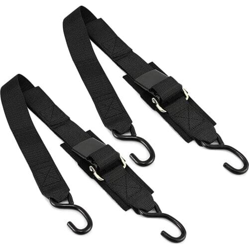 Boat Transom Tie Down Straps To Trailer Buckle Strap For Marine Jet Ski PWC Trailers 2Inch X 4Feet,1200 LBS Capacity