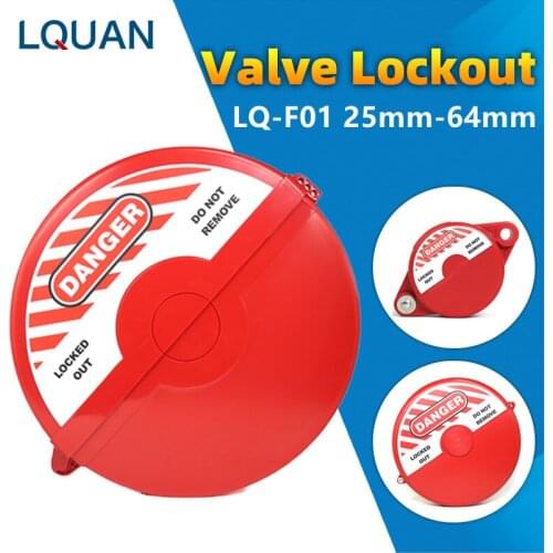 LQUAN Rotation Safety Gate Valve Lockout Tagout 1"-2.5" (25mm-64mm)