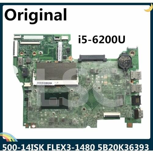 LSC For LENOVO YOGA 500-14ISK FLEX3-1480 Laptop Motherboard With SR2EY I5-6200U 5B20K36393