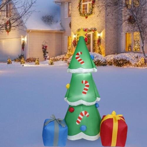 1.8M LED Decorative Lights New Years Products Christmas Tree Decorations Party Up Giant Christmas Tree Inflatable Gift Boxes