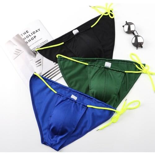 Mens Briefs Male Underpants Sexy Mens Swimming Briefs Breathable Panties Fashion Low Waist Underwear Sexy Underpants